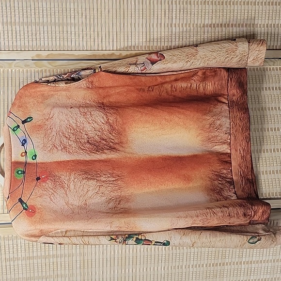 EUC Ugly Christmas Shirt - Hairy Chest - Men's Size XL - Picture 6 of 9